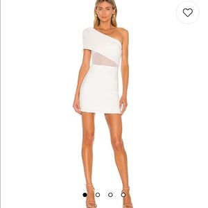 Danielle Mini Dress in White by superdown, Revolve — size S